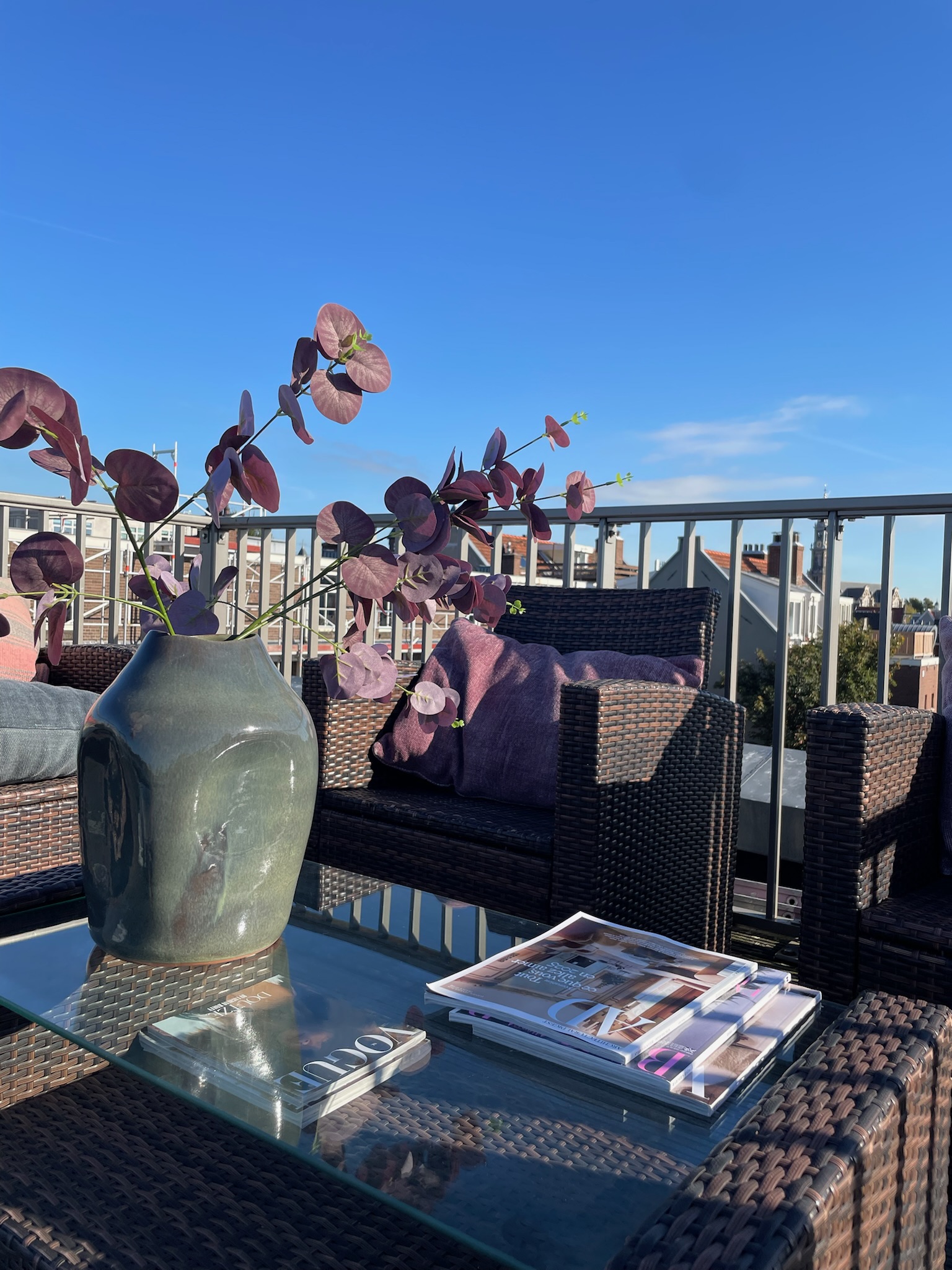 Gestyled dakterras in Amsterdam