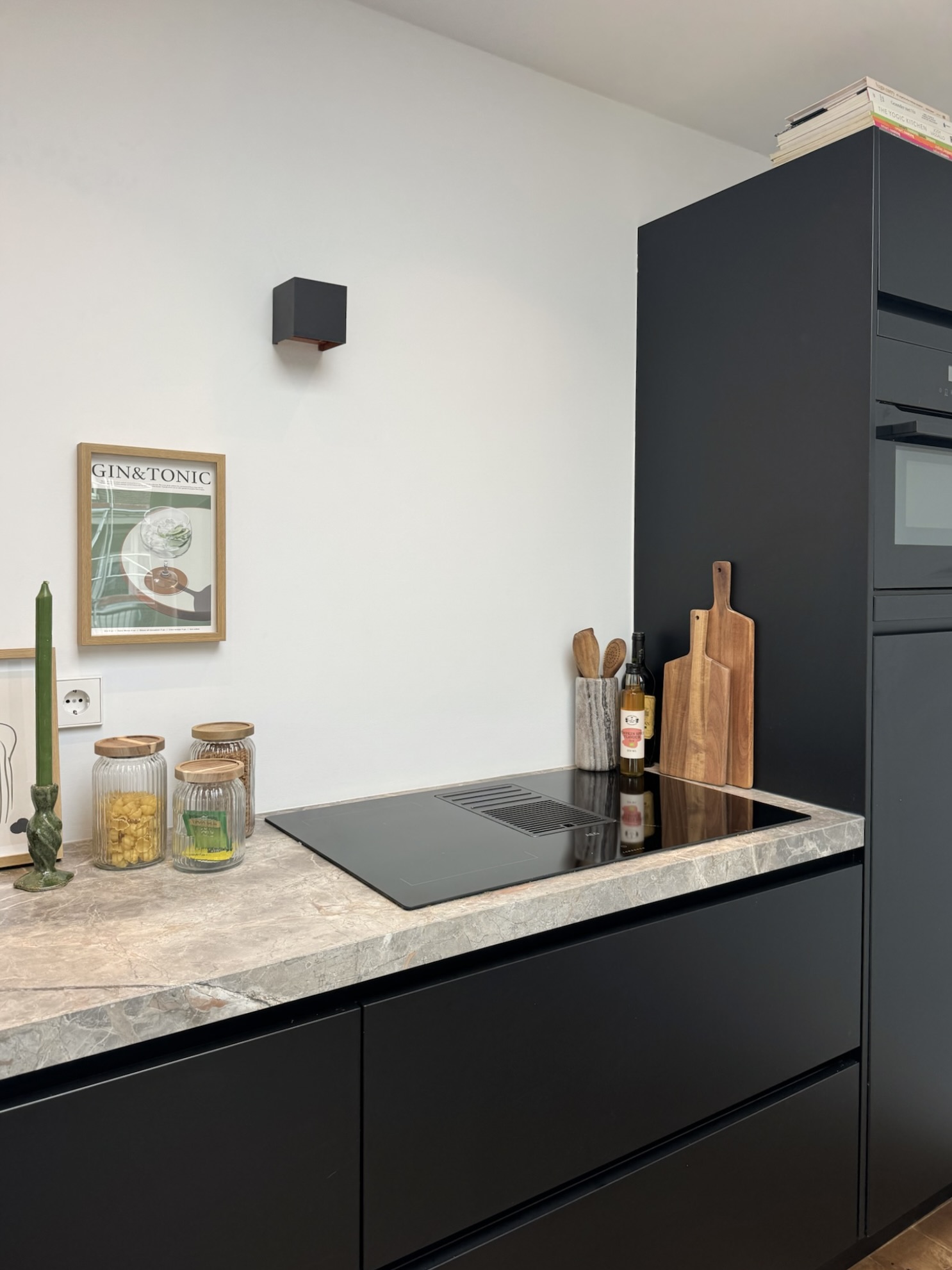 Moderne Keuken in appartement in de Laurierstraat in Amsterdam interieuradvies