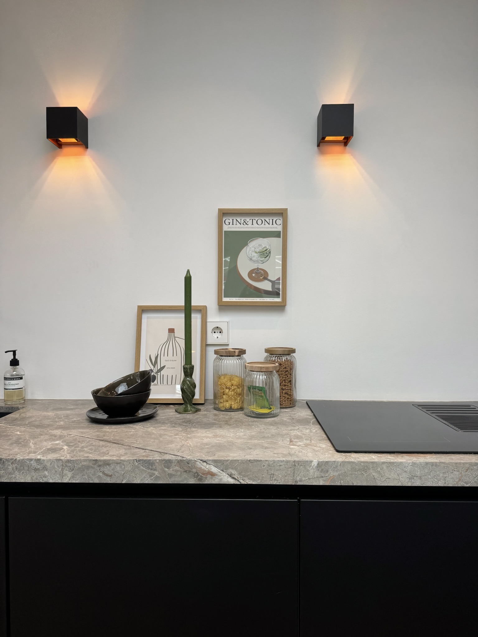 Moderne Keuken in appartement in de Laurierstraat in Amsterdam interieuradvies